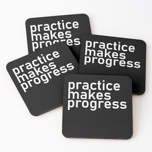 Item preview, Practice Makes Progress designed and sold by Housestore.