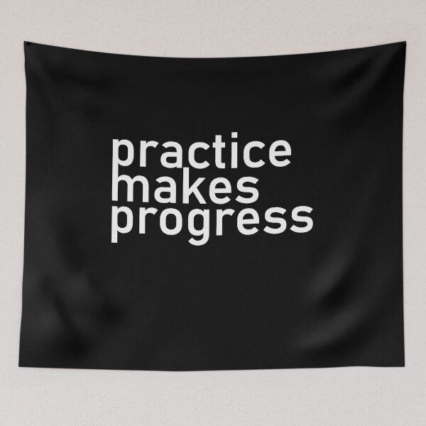 Item preview, Practice Makes Progress designed and sold by Housestore.