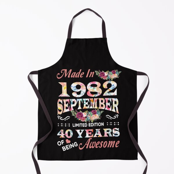 Item preview, September Flower Made In 1982 40 Years Of Being Awesome designed and sold by AperAmyiah.