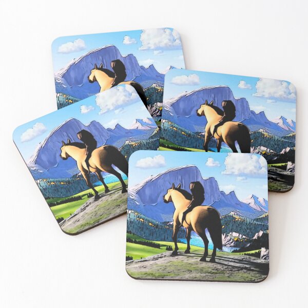 Item preview, Lucky Prescott, Spirit, drawings, 2021, the indomitable, steed, Stallion of the Cimarron, horse, hor designed and sold by Vivithames.
