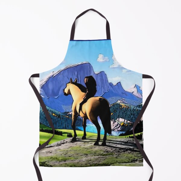 Item preview, Lucky Prescott, Spirit, drawings, 2021, the indomitable, steed, Stallion of the Cimarron, horse, hor designed and sold by Vivithames.