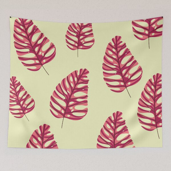 Item preview, Red leaf on a yellow background designed and sold by Talitha Marya.