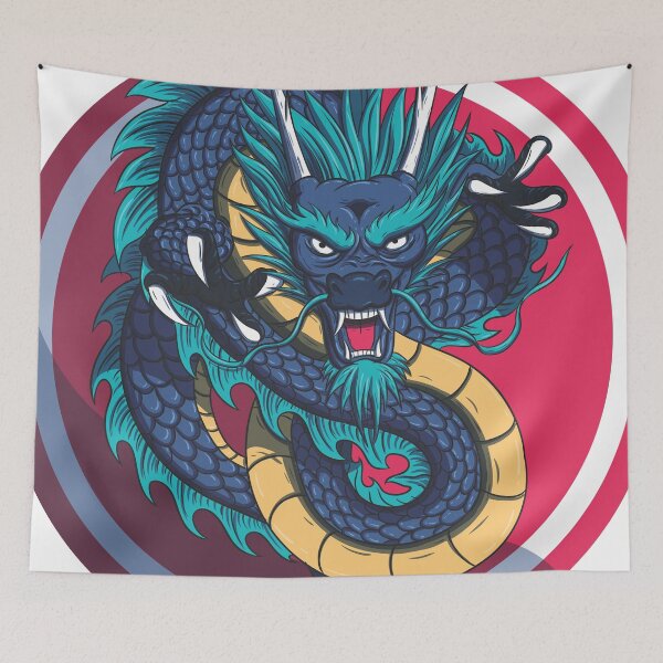 Item preview, Dragon, drakon, dinosaur, animal, animals, japan, t-shirt, gift, gifts, present, mug, cup designed and sold by Elshan Ilyasov.