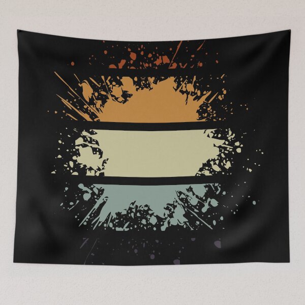 Item preview, Different Paint Splashes Stripes - S04 designed and sold by AlfabetDesign.