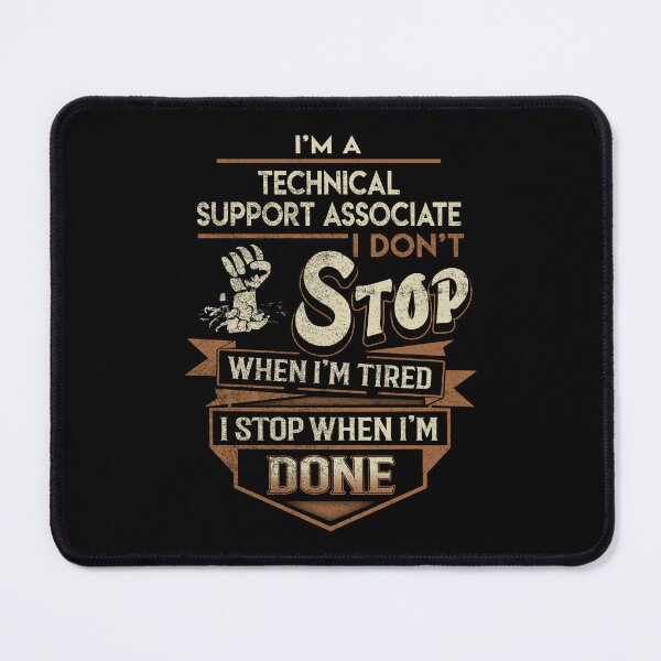 Item preview, Technical Support Associate T Shirt - I Stop When Done Job Gift Item Tee designed and sold by natalinedk.