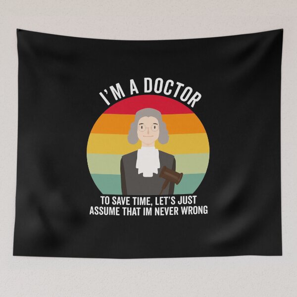 Item preview, Retro Lawyer Gift: I'm A Lawyer To Save Time Let's Just Assume That I'm Never Wrong designed and sold by AMINE  ★★★★★.