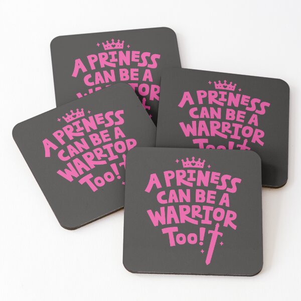 Item preview, Typography A Princess Can Be A Warrior Too Quote designed and sold by rustydoodle.