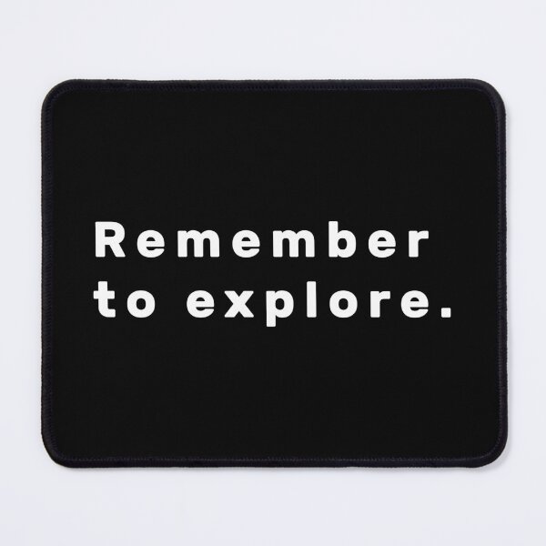 Item preview, Remember to explore. - White designed and sold by Parag's Travel Shop.