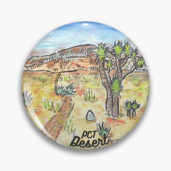 Item preview, Desert California Pacific Crest Trail | Watercolor painting designed and sold by Setting North.