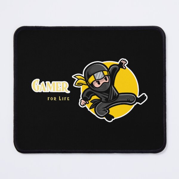 Item preview, Gamer for Life with Funny Cartoon Ninja designed and sold by PRIVARSHU.