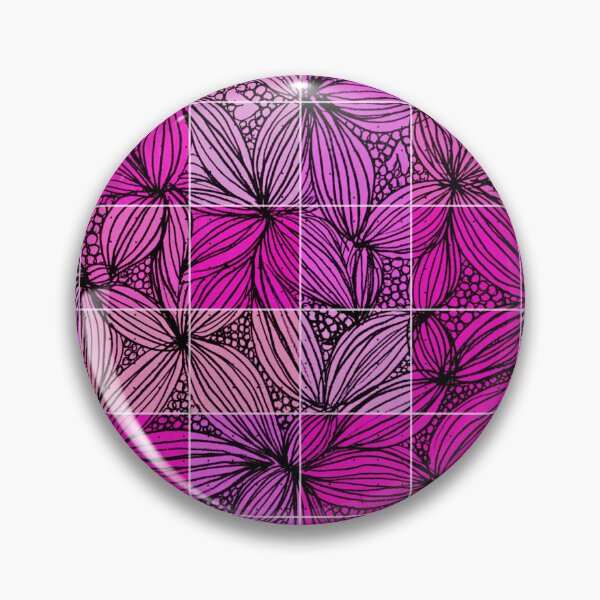 Item preview, Fun Flower and Polkadot Doodle Pattern designed and sold by MazerolleArt.