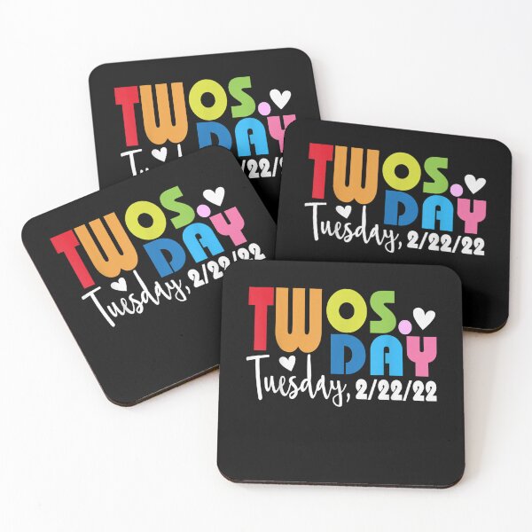 Item preview, February 2nd 2022 - 2-22-22 Souvenir - Happy Twosday 2022 T-Shirt designed and sold by DankerKerstin.