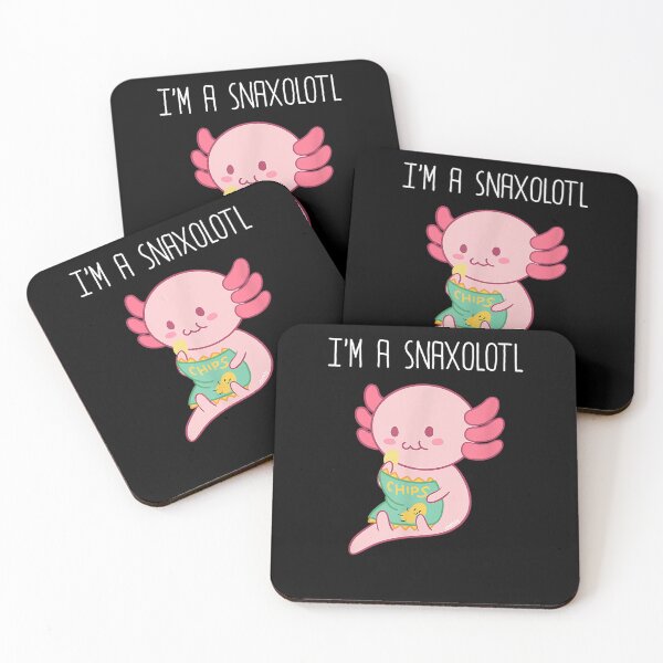 Item preview, Snaxolotl Funny Axolotl Kawaii Food Lover T-Shirt designed and sold by DankerKerstin.