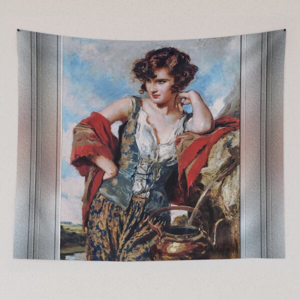 Item preview, Lady At The Fountain by Leopold Schmutzler Remastered Xzendor7 Classical Art Old Masters Reproductions designed and sold by Xzendor7 Digital Art Creations.
