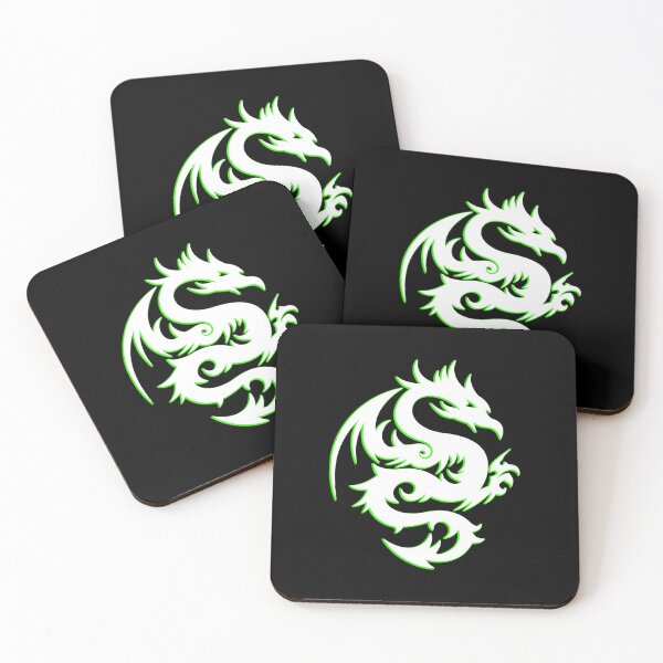 Item preview, Dragon tribal green and white designed and sold by AmonRa16.