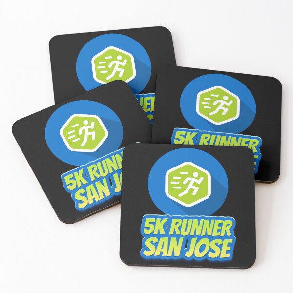 Item preview, 5k Runner San Jose Masks Mugs Tees Sticker designed and sold by mercedesfr47.