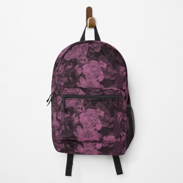 Artikelvorschau, Floral Abundance Monochrome Soft Magenta Half-Drop Repeat 5748 entworfen und verkauft von Art in My Loft.