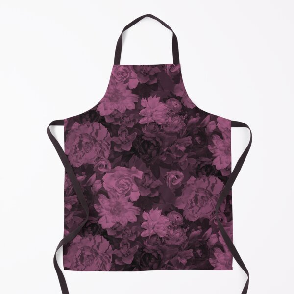 Artikelvorschau, Floral Abundance Monochrome Soft Magenta Half-Drop Repeat 5748 entworfen und verkauft von Art in My Loft.