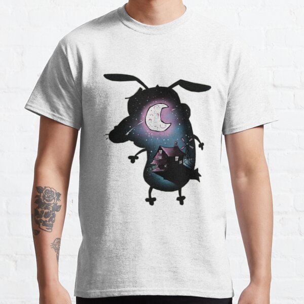 coraje oscuro el perro cobarde Camiseta clásica