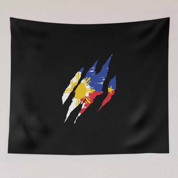 Item preview, Philippine Flag Paw Print For A Pinoy Filipino Culture Lover designed and sold by Nessshirts.