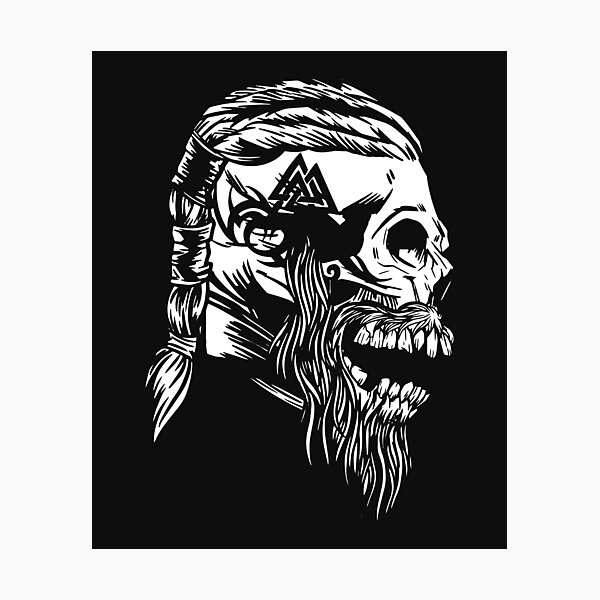 VikingSkull Photographic Print