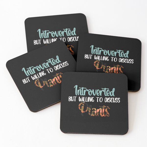 Item preview, Introverted but willing to discuss plants funny designed and sold by TINASTORESHOPE.