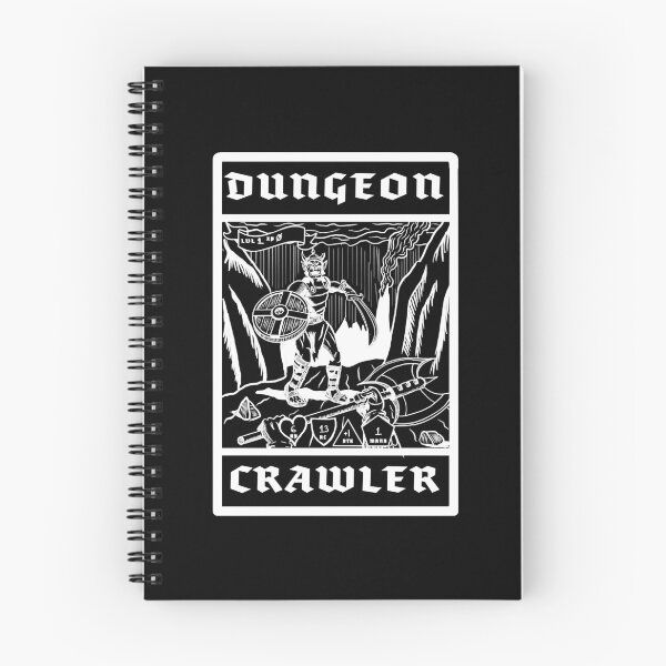 Item preview, Dungeon Crawler Dwarf (white line) designed and sold by RoyGonzalez.