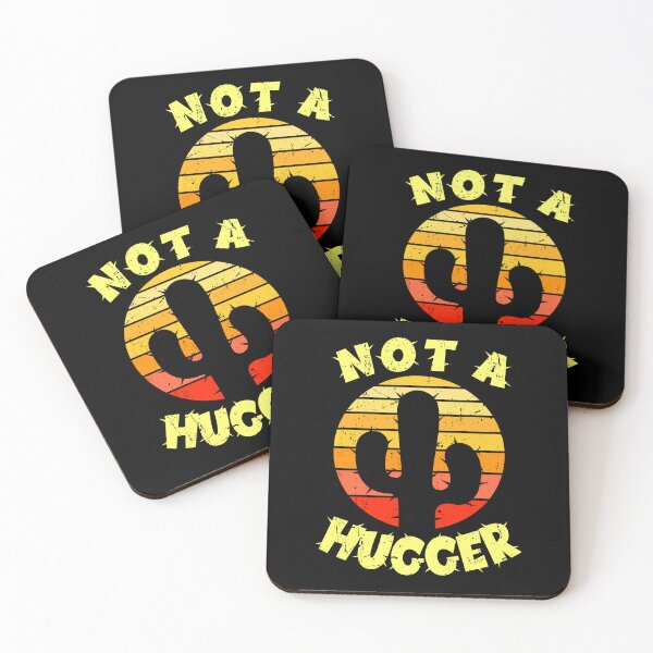 Item preview, Not A Hugger Funny Vintage Cactus Sarcastic Retro Saguaro Cactus designed and sold by SUNarea.