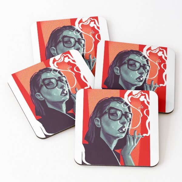 Item preview, stoner girl red and black designed and sold by chocochoks.