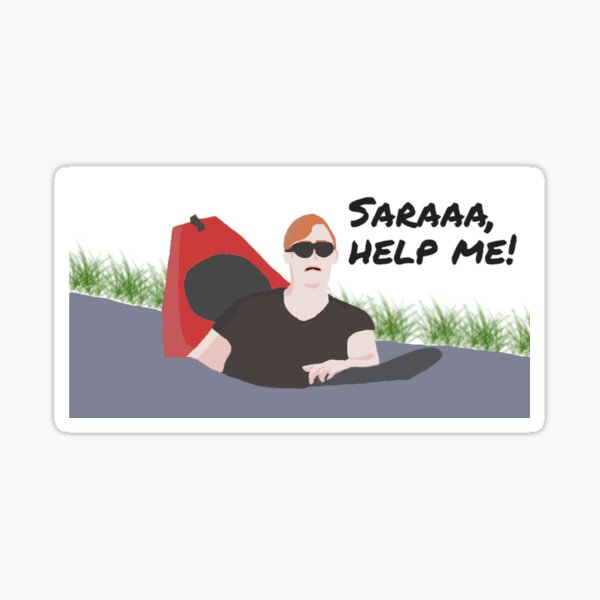Saraaa, help me! Sticker