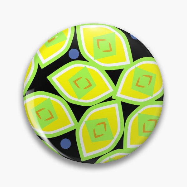 Item preview, Lemon and Blueberry Abstract on Black Half-Drop Repeat 5748 designed and sold by Art in My Loft.