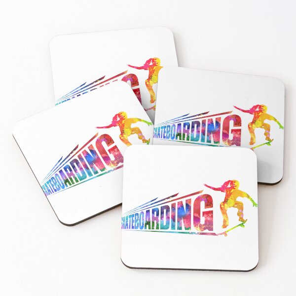Item preview, Skateboarding Bigger watercolor designed and sold by Kaylee-Rachael.