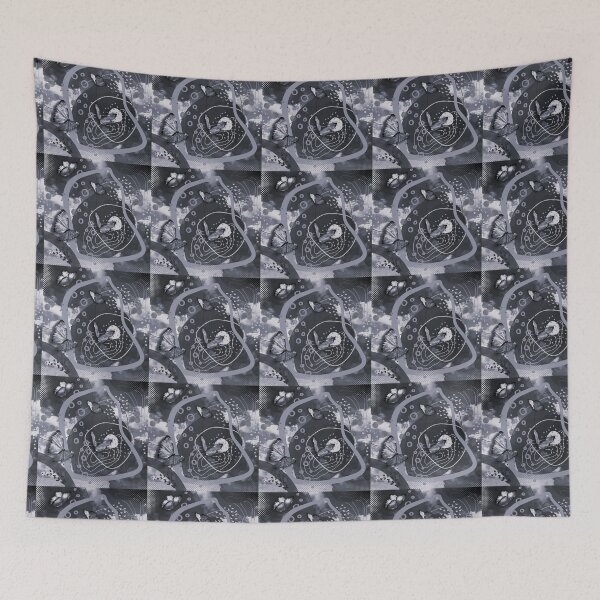 Item preview, Everything went swimmingly. B & W. designed and sold by anneliesfineart.