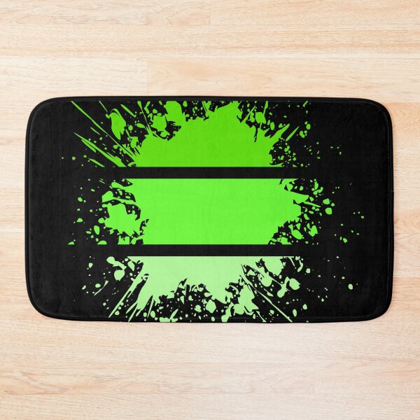 Item preview, Paint Splashes - neon green - S16 designed and sold by AlfabetDesign.