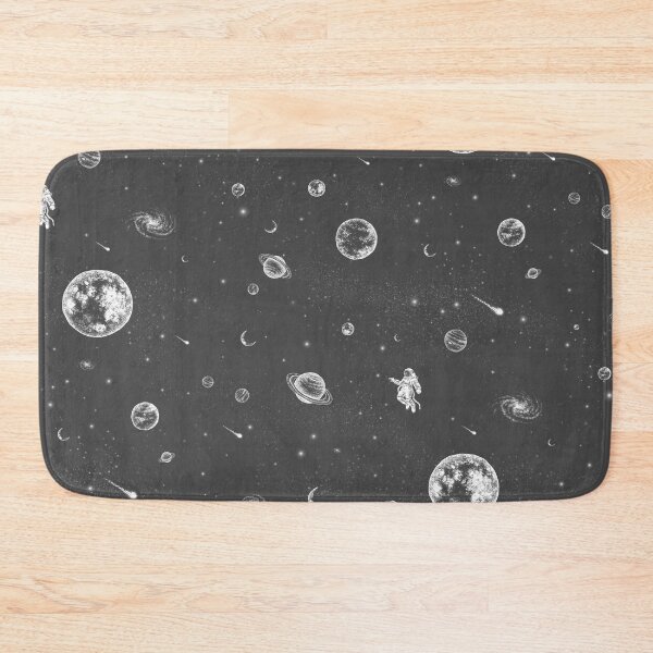Item preview, Grey and White Universe Planet Pattern designed and sold by artofclaire.