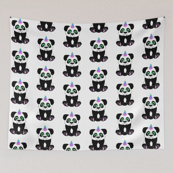 Item preview, The Cutest Pandacorn Cartoon Drawing designed and sold by SparkyMae.