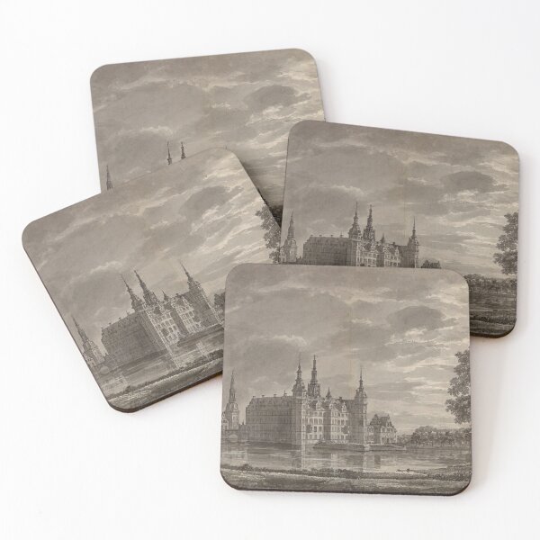 Item preview, View of Frederiksborg Castle from the Northeast ca. 1817 by Johan Christian Dahl Norwegian designed and sold by Lady-Frost.