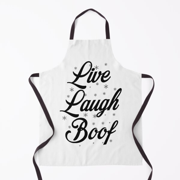 Item preview, Live Laugh Boof - Black White Retro Typography | Funny Ironic Meme designed and sold by Delandor.
