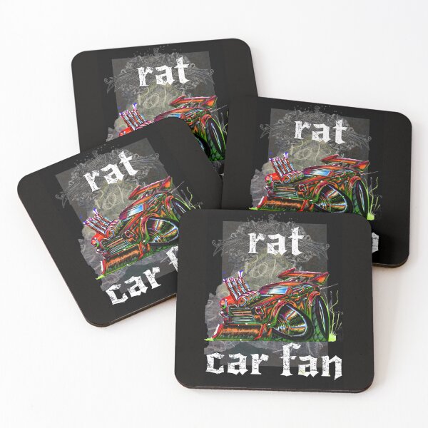 Item preview, rusty version rat car fan designed and sold by vallertine.