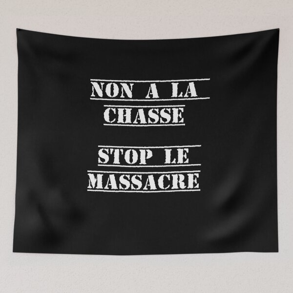 Item preview, No to hunting designed and sold by Catcrea.