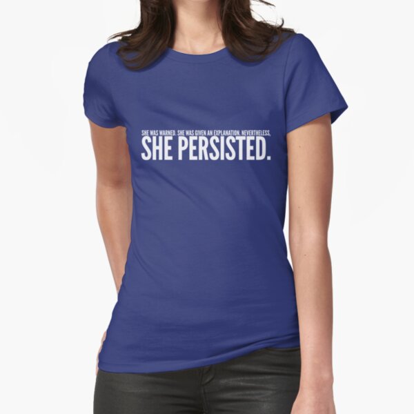 Item preview, Nevertheless She Persisted (White) designed and sold by Dallas Sports Stickers & Beyond.