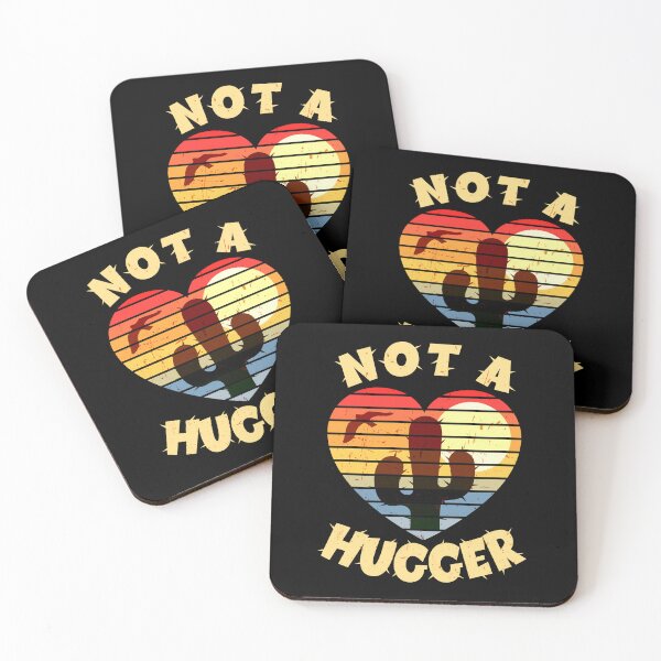 Item preview, Not A Hugger Funny Vintage Cactus Sarcastic Retro Saguaro Cactus designed and sold by SUNarea.