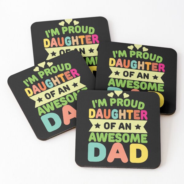 Item preview, Copy of I'm Proud Daughter Of An Awesome Dad designed and sold by amishacreates.