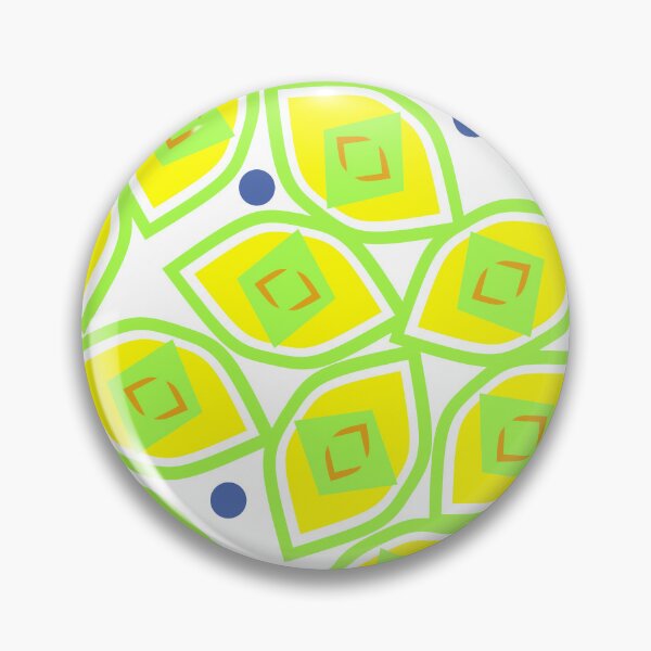 Item preview, Lemon and Blueberry Abstract on White Half-Drop Repeat 5748 designed and sold by Art in My Loft.