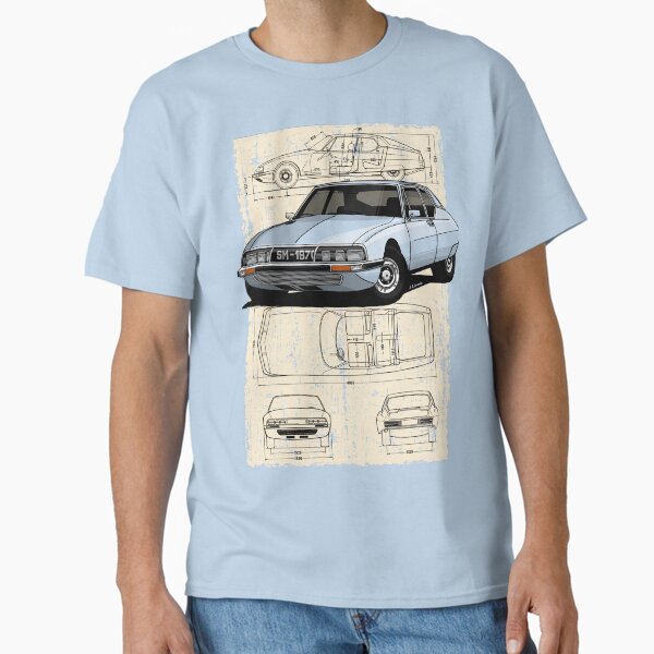 Item preview, My drawing of the classic French Gran Turismo designed and sold by designjaag.