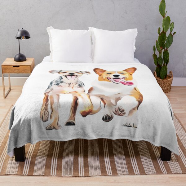 Item preview, Summer Cute Playful Corgi and Friend designed and sold by Cawaiico.