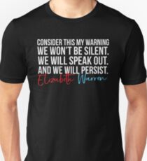 Elizabeth's Warning Unisex T-Shirt