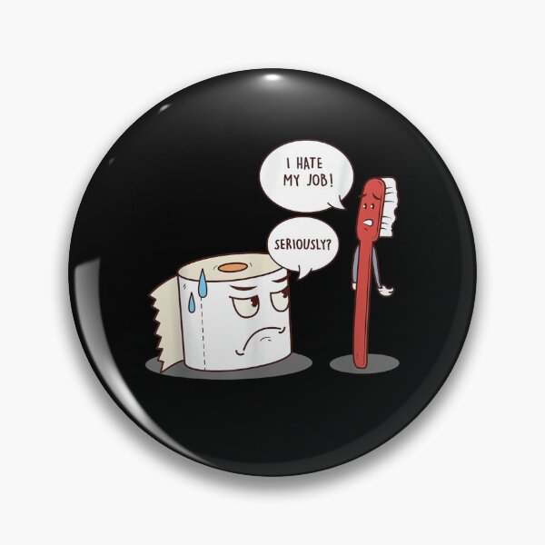 Item preview, I Hate My Job Seriously? T-Shirt - Funny Toilet Paper designed and sold by zacben.