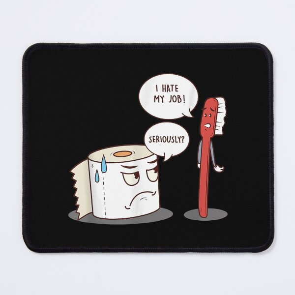Item preview, I Hate My Job Seriously? T-Shirt - Funny Toilet Paper designed and sold by zacben.