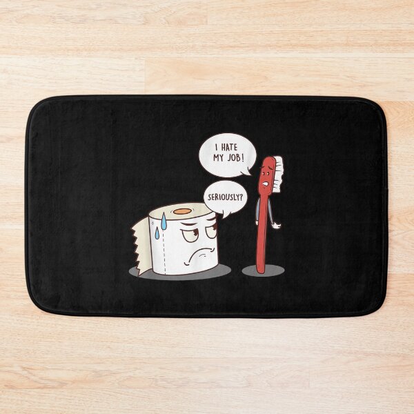 Item preview, I Hate My Job Seriously? T-Shirt - Funny Toilet Paper designed and sold by zacben.